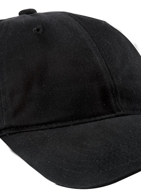 Port Authority® Brushed Twill Low Profile Cap.  CP77 - Black | Port Authority