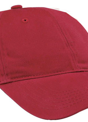 Port Authority® Brushed Twill Low Profile Cap.  CP77 - Red | Port Authority