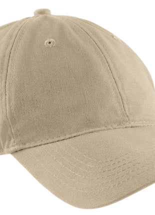 Port Authority® Brushed Twill Low Profile Cap.  CP77 - Khaki | Port Authority