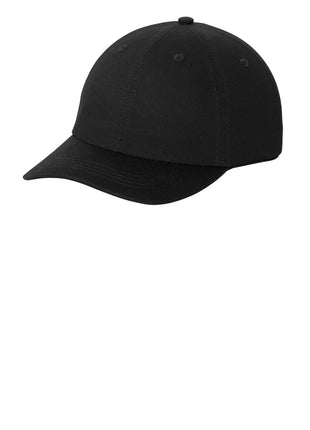 Port Authority® Washed Twill Cap.  CP78 - Black | Port Authority