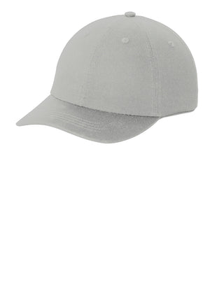 Port Authority® Washed Twill Cap.  CP78 - Chrome | Port Authority