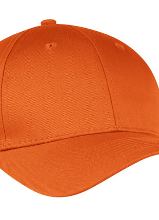 Port Authority® Six-Panel Twill Cap.  CP80 - Orange | Port Authority