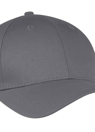 Port Authority® Six-Panel Twill Cap.  CP80 - Charcoal | Port Authority