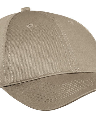 Port Authority® Six-Panel Twill Cap.  CP80 - Khaki | Port Authority