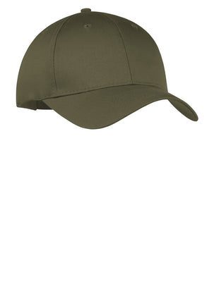 Port Authority® Six-Panel Twill Cap.  CP80 - Olive Drab Green | Port Authority