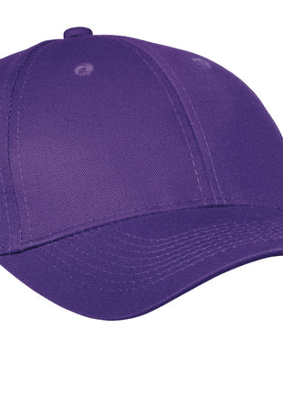 Port Authority® Six-Panel Twill Cap.  CP80 - Purple | Port Authority