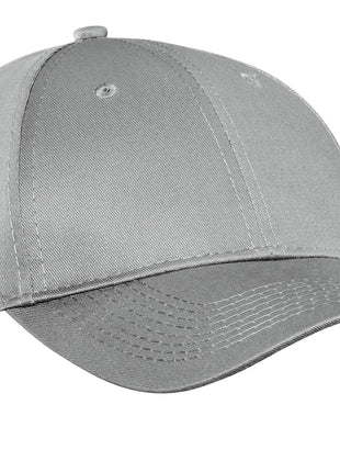 Port Authority® Six-Panel Twill Cap.  CP80 - Silver | Port Authority