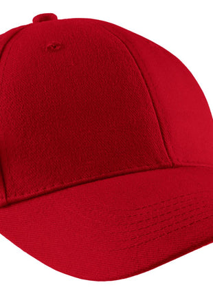 Port Authority® Brushed Twill Cap.  CP82 - Red | Port Authority
