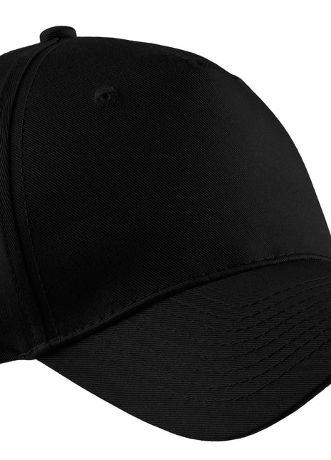 Port Authority® Five-Panel Twill Cap.  CP86 - Black | Port Authority