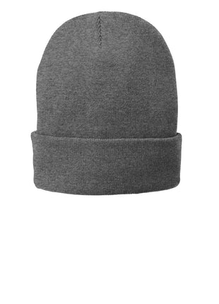 Port Authority® Fleece-Lined Knit Cap. CP90L - Athletic Oxford | Port Authority