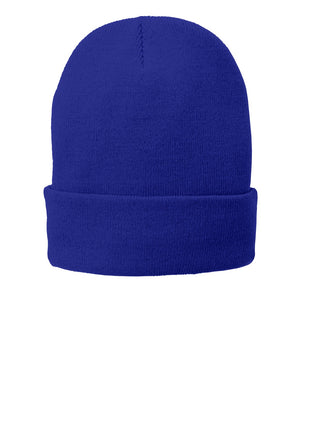 Port Authority® Fleece-Lined Knit Cap. CP90L - Athletic Royal | Port Authority
