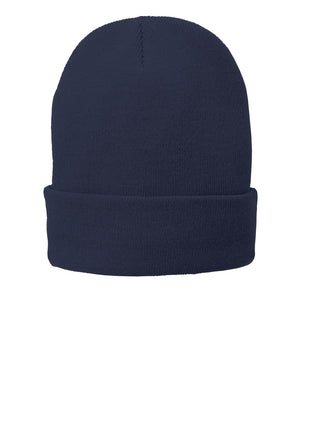 Port Authority® Fleece-Lined Knit Cap. CP90L - Navy | Port Authority