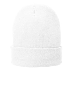 Port Authority® Fleece-Lined Knit Cap. CP90L - White | Port Authority
