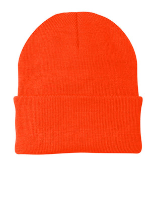 Port Authority® Knit Cap.  CP90 - Athletic Orange | Port Authority