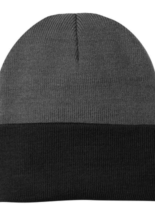 Port Authority® Knit Cap.  CP90 - Athletic Oxford/ Black | Port Authority