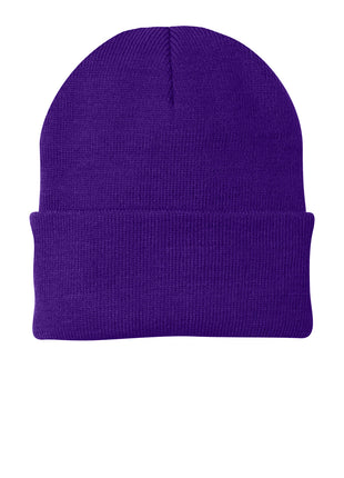 Port Authority® Knit Cap.  CP90 - Athletic Purple | Port Authority