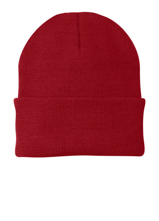 Port Authority® Knit Cap.  CP90 - Athletic Red | Port Authority