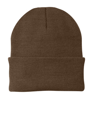 Port Authority® Knit Cap.  CP90 - Brown | Port Authority