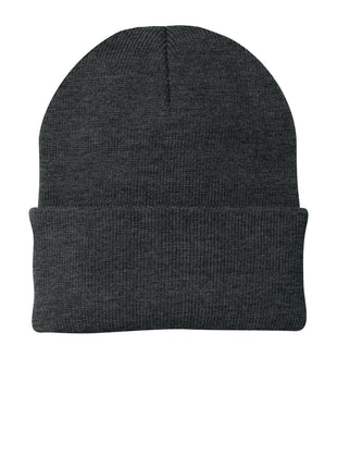 Port Authority® Knit Cap.  CP90 - Charcoal Heather | Port Authority