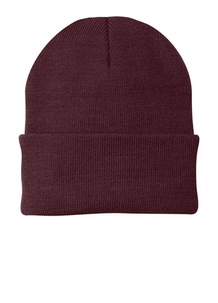 Port Authority® Knit Cap.  CP90 - Maroon | Port Authority
