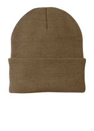 Port Authority® Knit Cap.  CP90 - Woodland Brown | Port Authority