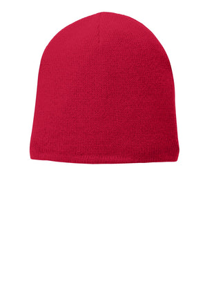 Port Authority® Fleece-Lined Beanie Cap. CP91L - Athletic Red | Port Authority