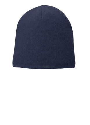 Port Authority® Fleece-Lined Beanie Cap. CP91L - Navy | Port Authority