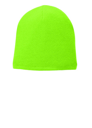 Port Authority® Fleece-Lined Beanie Cap. CP91L - Neon Green | Port Authority