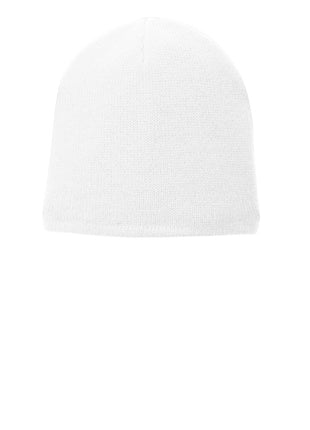 Port Authority® Fleece-Lined Beanie Cap. CP91L - White | Port Authority
