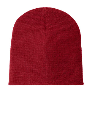 Port Authority® Beanie Cap.  CP91 - Athletic Red | Port Authority