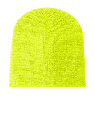 Port Authority® Beanie Cap.  CP91 - Neon Yellow | Port Authority