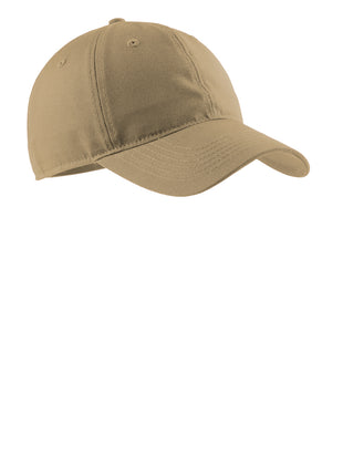 Port Authority® Soft Brushed Canvas Cap. CP96 - Khaki | Port Authority