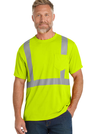 CornerStone ® ANSI 107 Class 2 Mesh Tee. CS200 - Safety Yellow | CornerStone