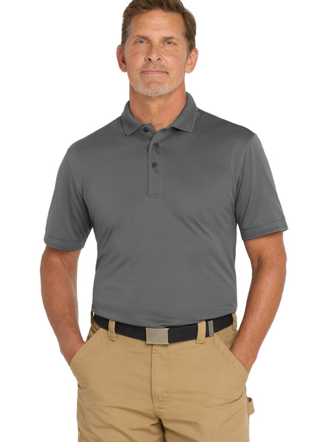 CornerStone ® Industrial Snag-Proof Pique Polo. CS4020 - Charcoal | CornerStone