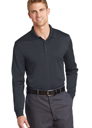 CornerStone® Select Snag-Proof Long Sleeve Polo. CS412LS - Charcoal | CornerStone