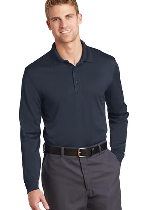 CornerStone® Select Snag-Proof Long Sleeve Polo. CS412LS - Dark Navy | CornerStone