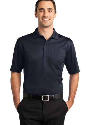 CornerStone® Select Snag-Proof Pocket Polo. CS412P - Dark Navy | CornerStone