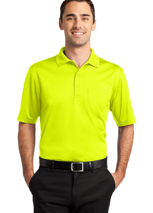 CornerStone® Select Snag-Proof Pocket Polo. CS412P - Safety Yellow | CornerStone