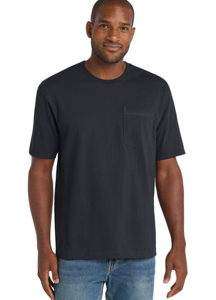CornerStone ® Workwear Pocket Tee CS430 - Navy Blue | CornerStone
