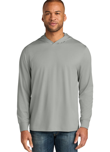 CornerStone® Workwear Pro Long Sleeve Hooded Tee CS440LSH - Light Grey | CornerStone