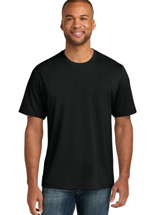 CornerStone® Workwear Pro Short Sleeve Pocket Tee CS440P - Black | CornerStone