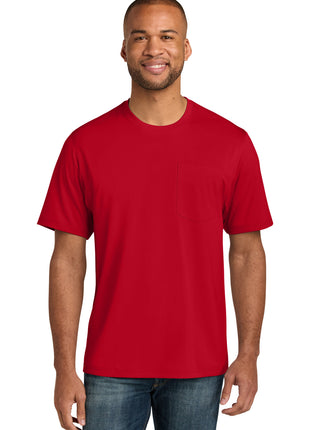 CornerStone® Workwear Pro Short Sleeve Pocket Tee CS440P - Red | CornerStone