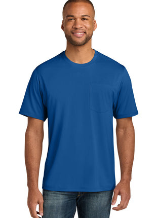 CornerStone® Workwear Pro Short Sleeve Pocket Tee CS440P - Royal | CornerStone