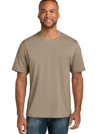 CornerStone® Workwear Pro Short Sleeve Pocket Tee CS440P - Silver Tan | CornerStone