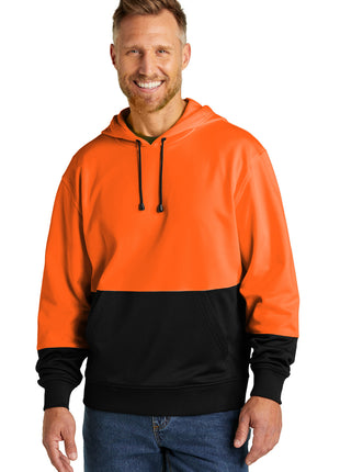 CornerStone® Enhanced Visibility Fleece Pullover Hoodie CSF01 - Safety Orange | CornerStone