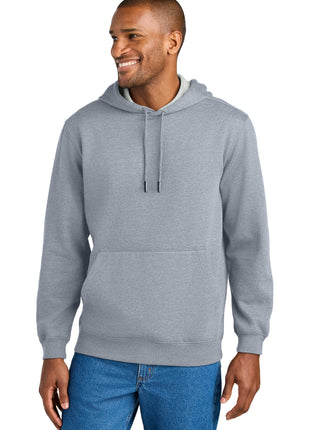 CornerStone® Tough Fleece Pullover Hoodie CSF630 - Heather Grey | CornerStone