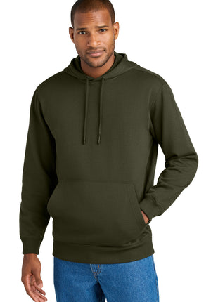 CornerStone® Tough Fleece Pullover Hoodie CSF630 - Tundra Green | CornerStone