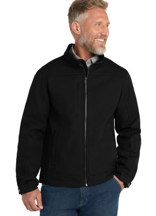 CornerStone® Duck Bonded Soft Shell Jacket CSJ60 - Black | CornerStone