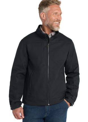 CornerStone® Duck Bonded Soft Shell Jacket CSJ60 - Charcoal | CornerStone