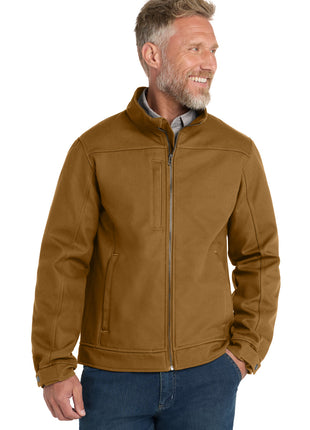 CornerStone® Duck Bonded Soft Shell Jacket CSJ60 - Duck Brown | CornerStone